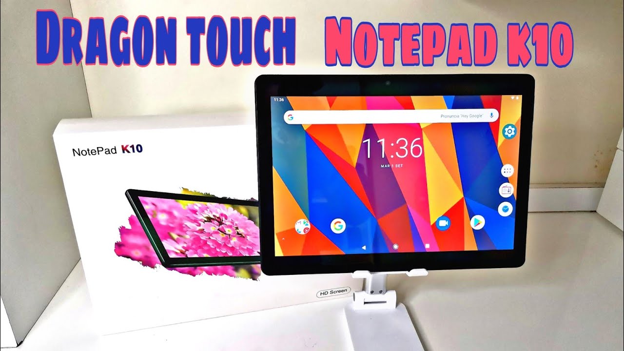 TABLET DRAGON TOUCH NOTEPAD K10 unboxing e recensione (Amazon)