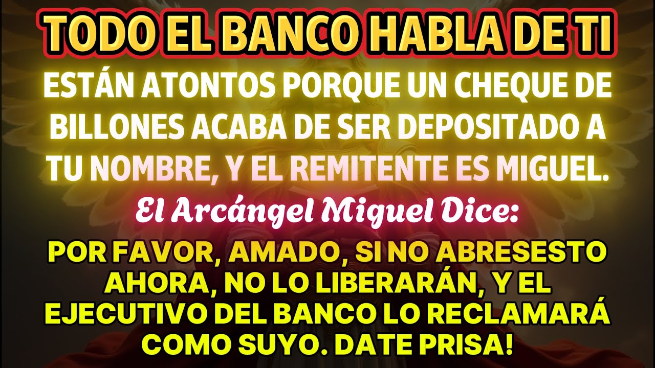 👉TODO EL BANCO HABLA DE TI: ESTÁN IMPACTADOS POR UN CHEQUE DE BILLONES A TU NOMBRE…