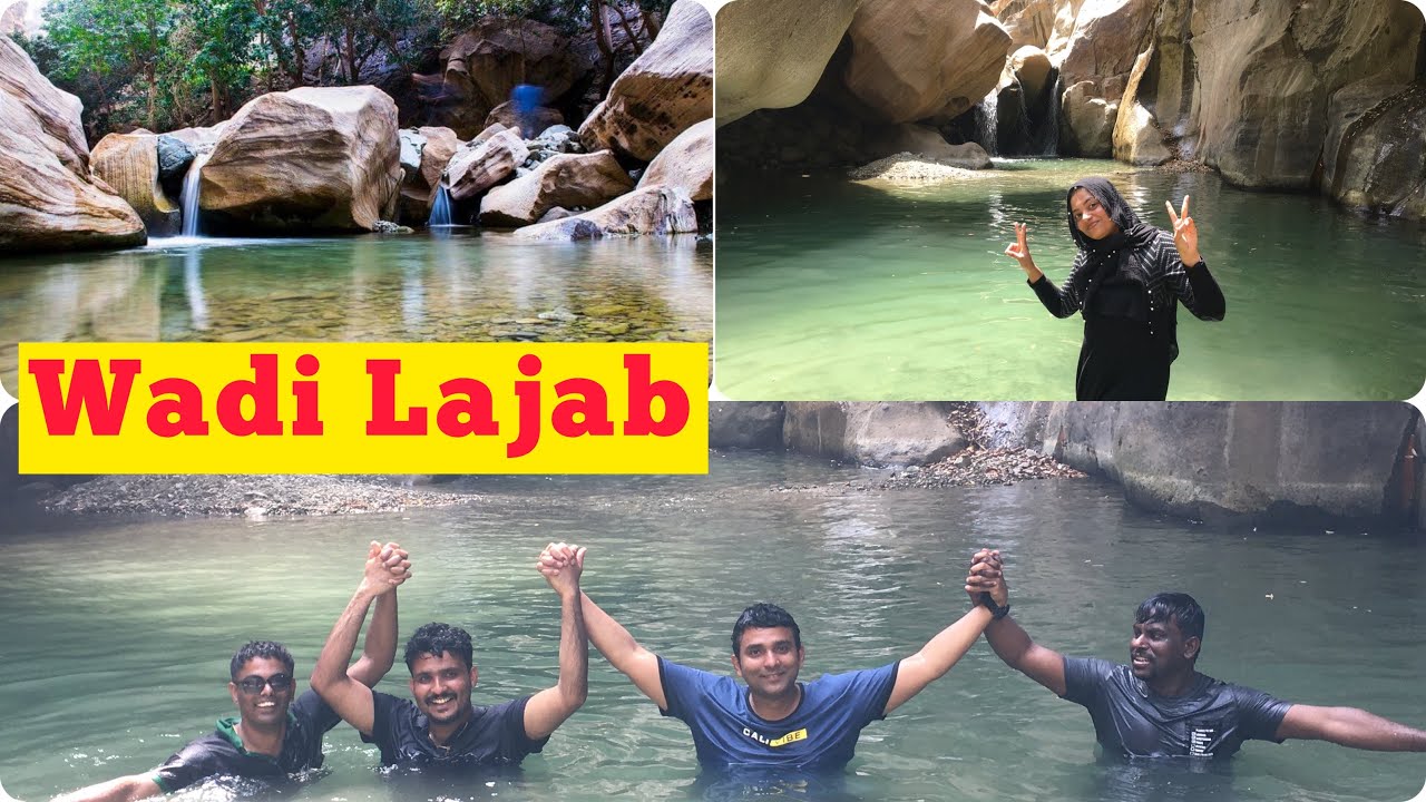 A Trip to the Natural Wonders of WADI LAJAB || Tourist place in Saudi Arabia