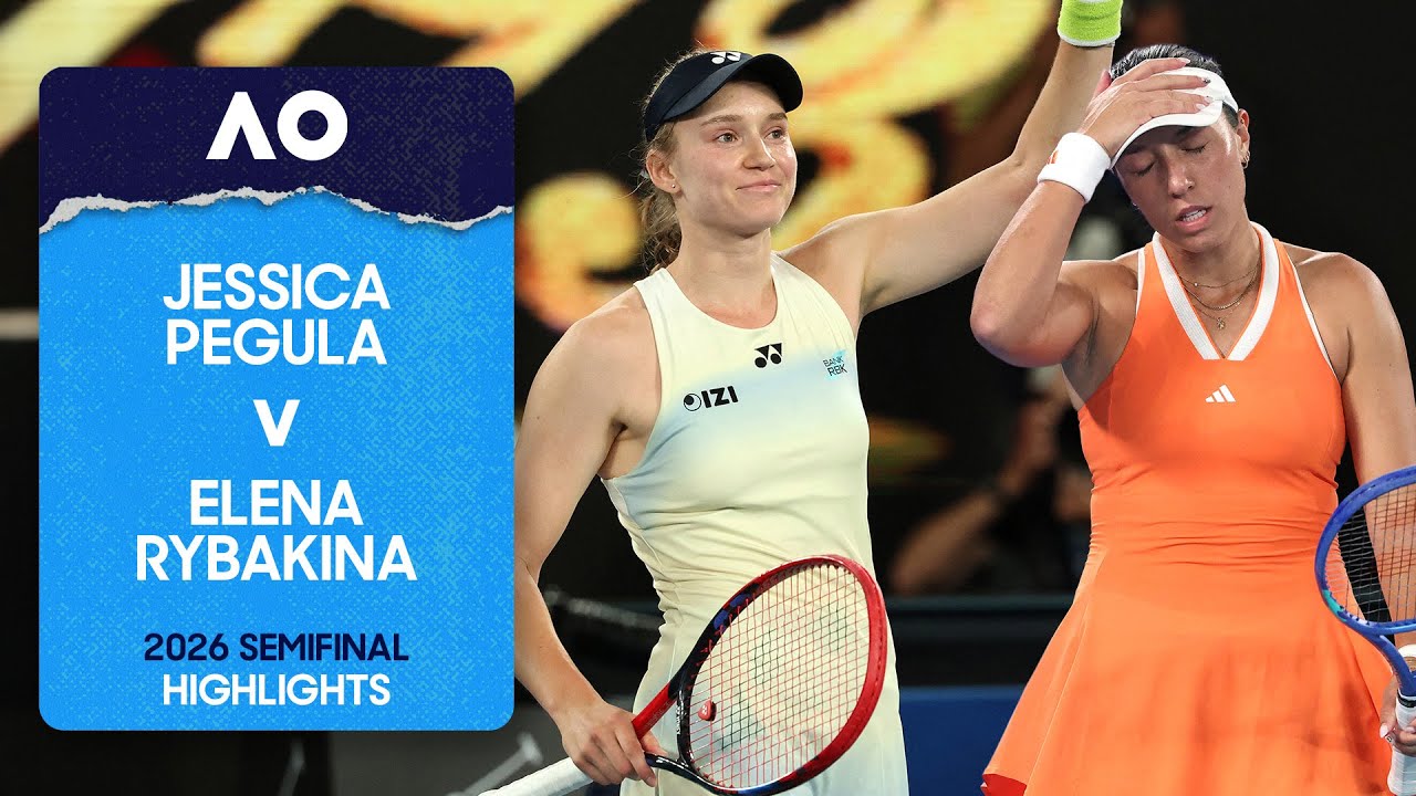 Jessica Pegula v Elena Rybakina Highlights | Australian Open 2026 Semifinal
