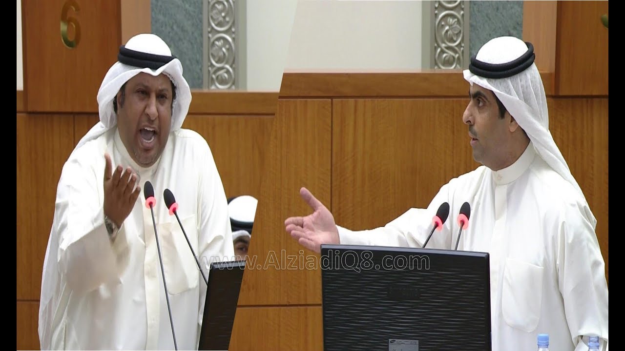 مشادة حادة بين النائبين رياض العدساني و الحميدي السبيعي عند مناقشة قضية إيداعات المجلس الأولمبي