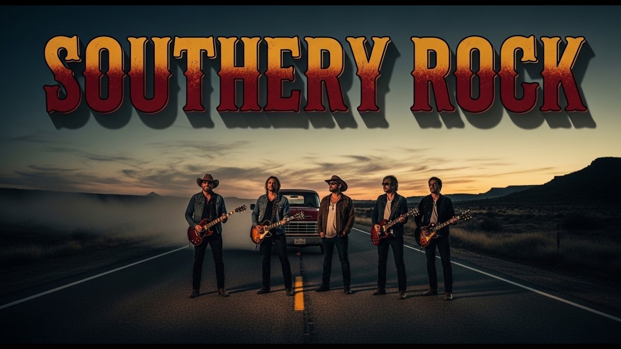 SOUTHERN ROCK N ROLL ANTHEMS 2026 – Rebel Guitars & Highway Freedom | Turn It Up & Ride