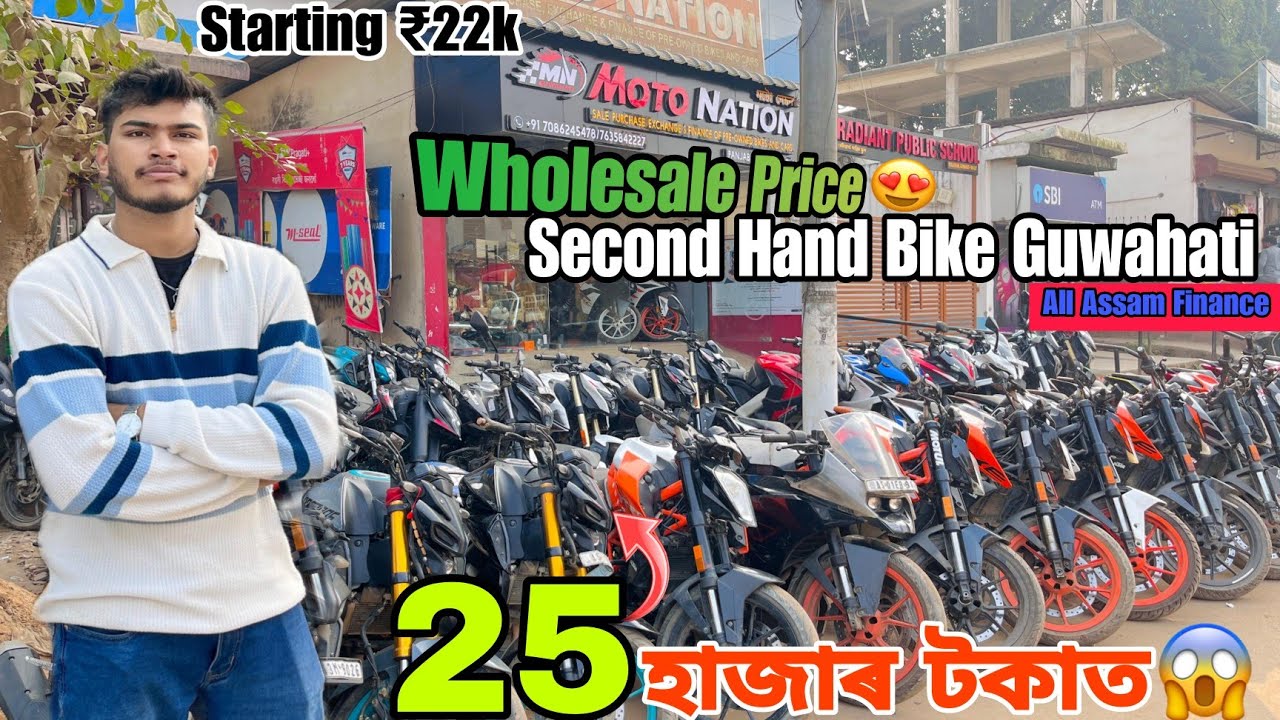 Second Hand Bike Market in Guwahati|Moto Nation|Used Bike|Sehera Beya Lora|Ktm Duke|Mt15
