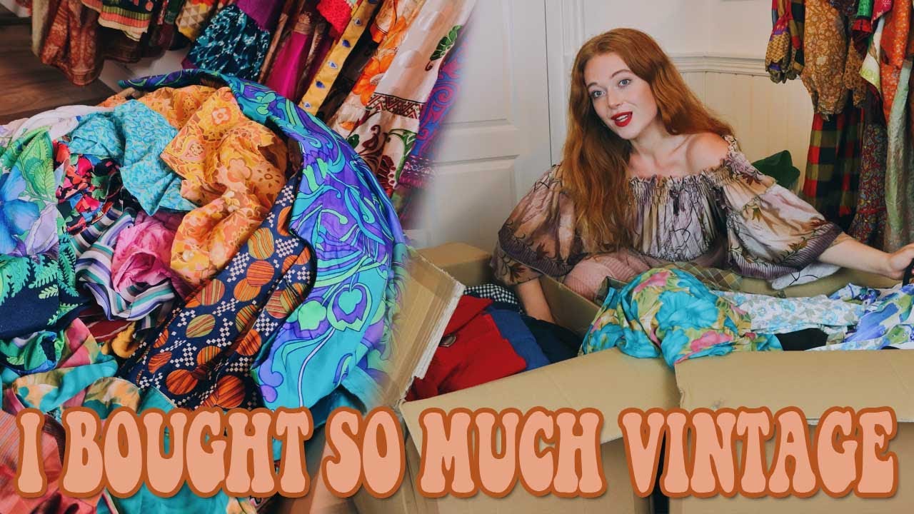 I Bought So Much Vintage Without Seeing It First | Lets Unpack, Try & Rate Some Pieces
