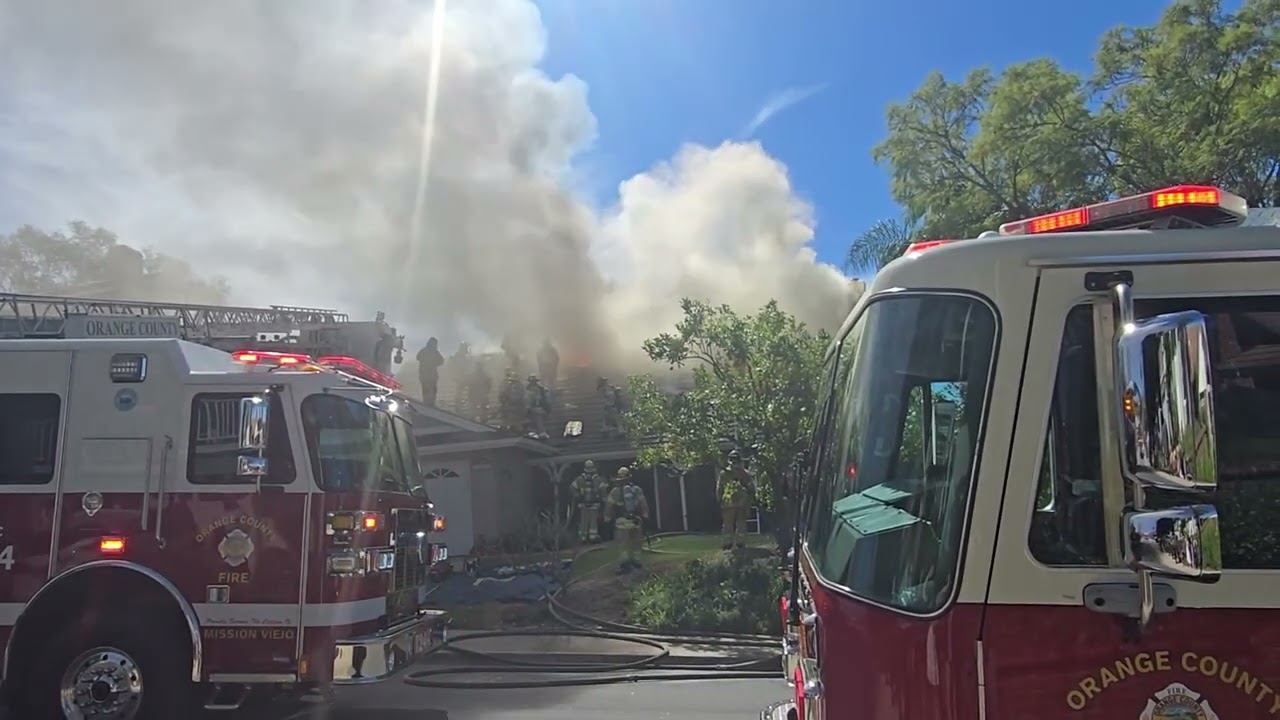 House fire in Mission Viejo, CA 02-27-26