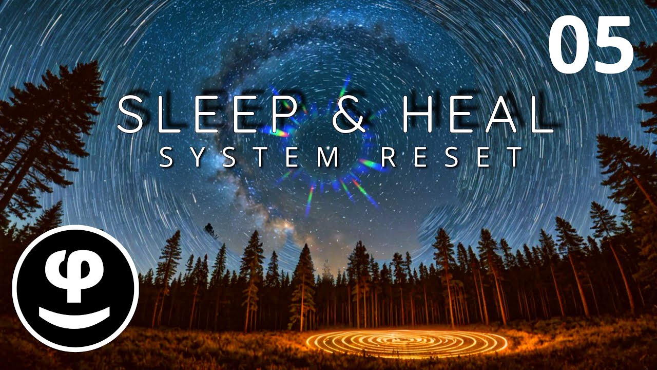 432Hz Deep Sleep in the Forest | Phi Balanced &trade; Healing Tones with Woods Night Sounds