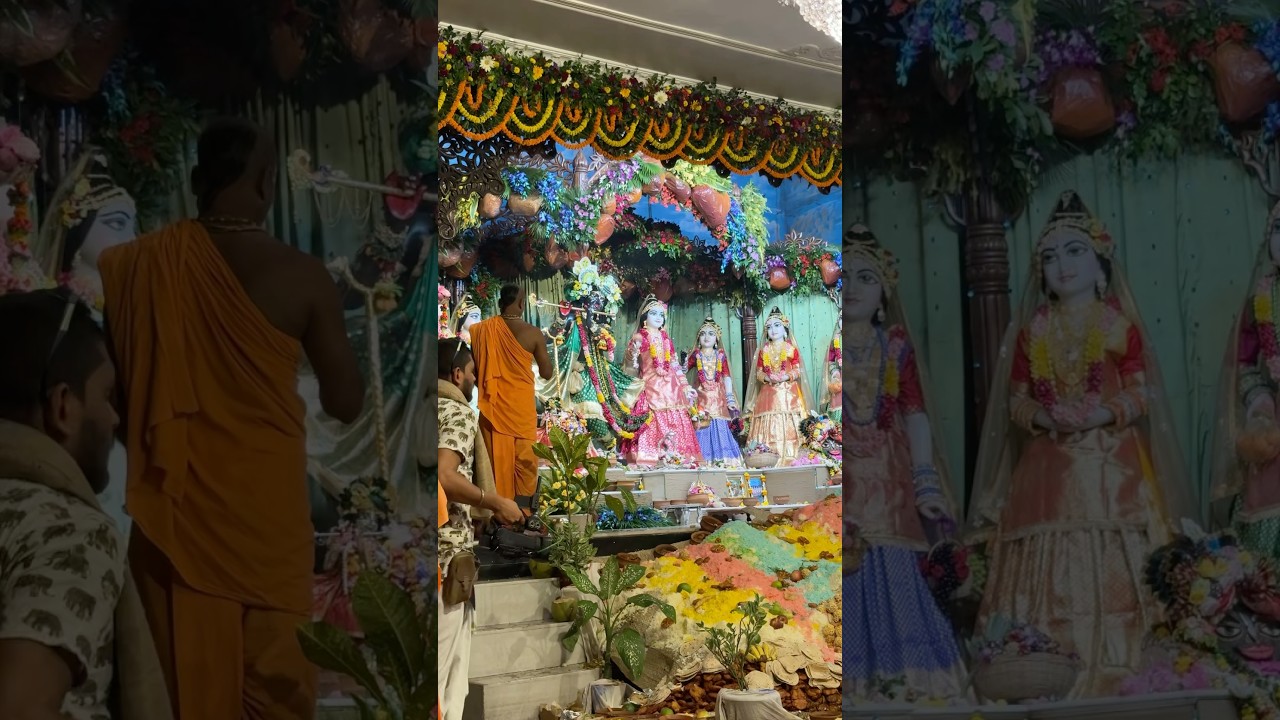 Sri Giriraj Goverdhan puja & Avishek Sri Dham Mayapur live October 21, 2025