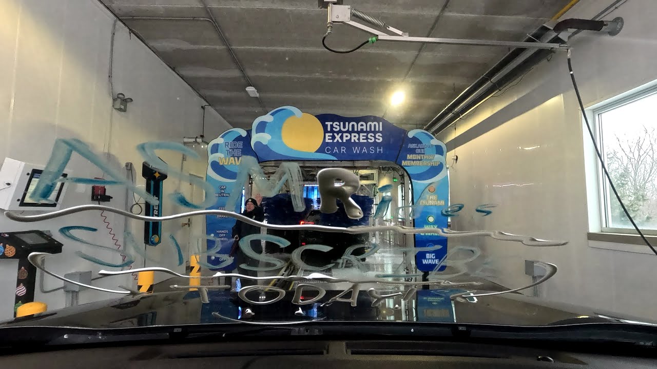 Tsunami Express Car Wash Sonny's Tunnel Greenfield, WI GoPro 4K POV ASMR