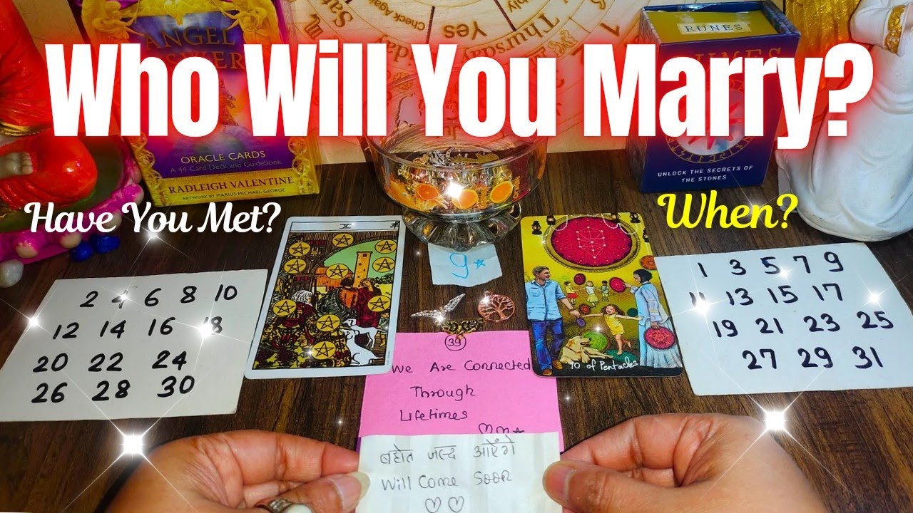 Hindi🤵👰FUTURE SPOUSE 💒Who Will You Marry? Pick DOB Tarot Charms Reading