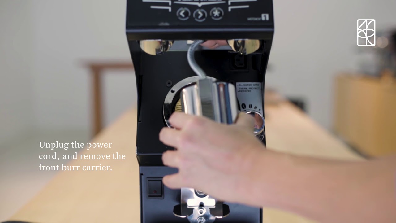Cleaning a Mythos One Espresso Grinder