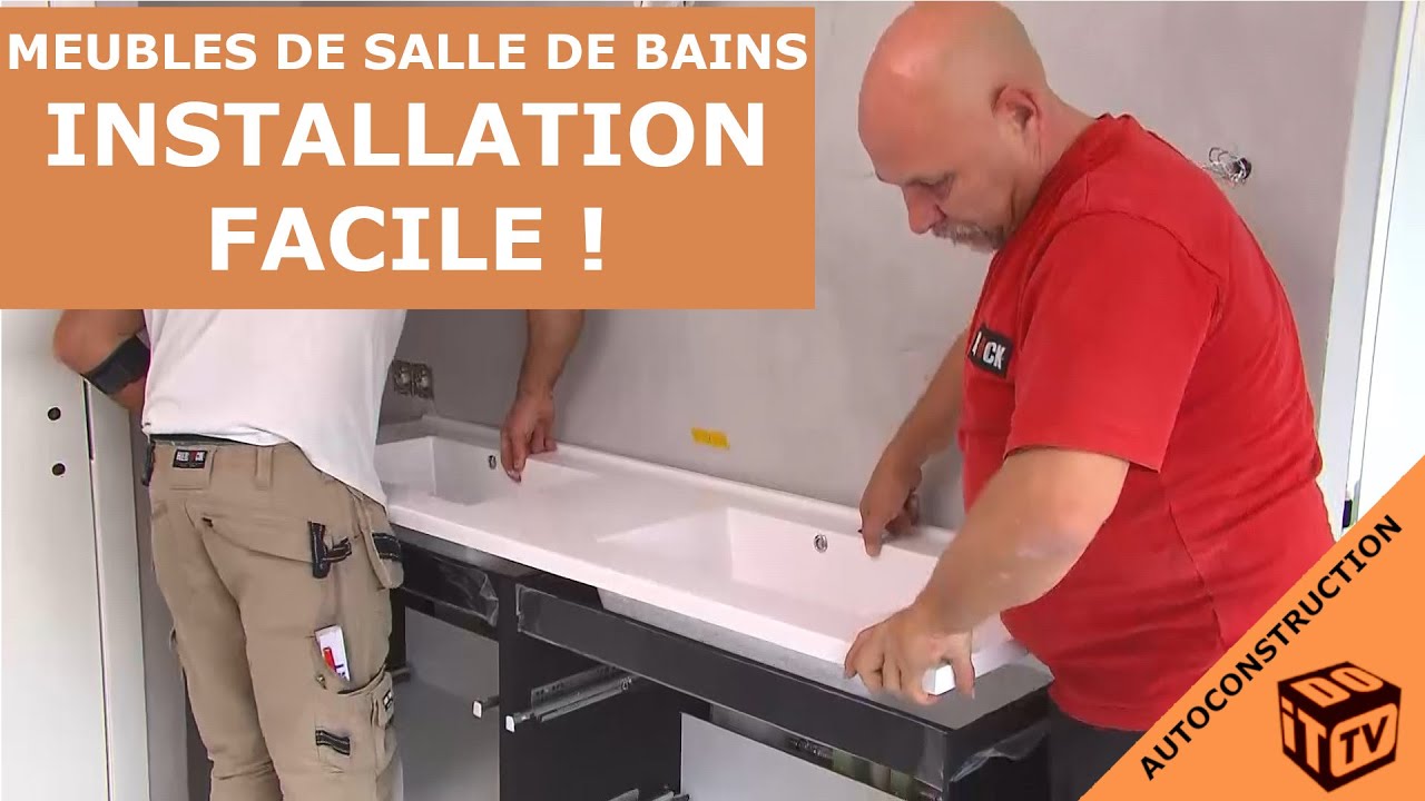 Comment installer facilement des meubles de salle de bains ?