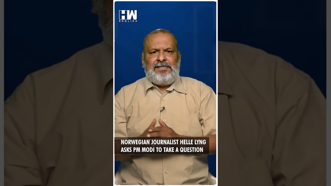 #Shorts | Norwegian Journalist Helle Lyng's Asks PM Modi To Take A Question | Sujit Nair | Norway