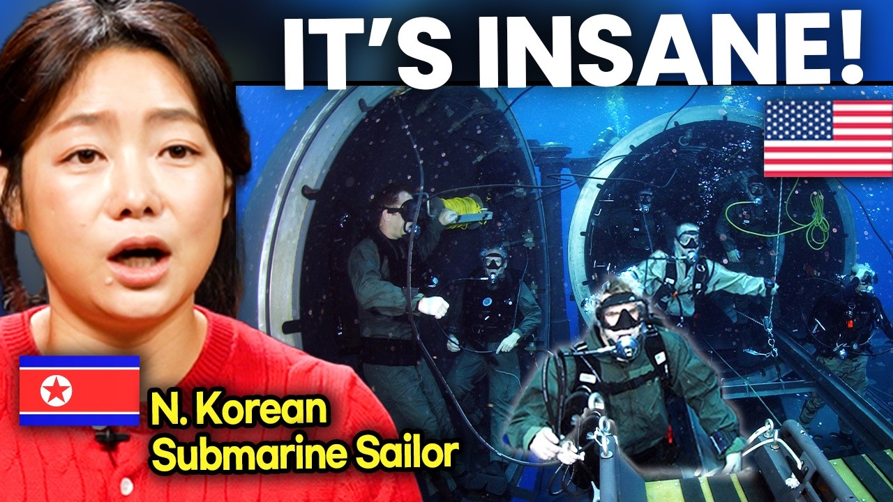 North Korean Submarine Sailor reacts to US Navy Submarine Training for the First Time