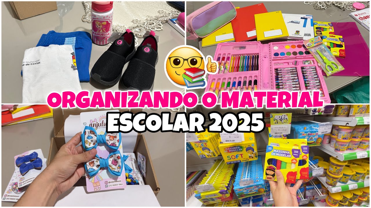 COMPRANDO E ORGANIZANDO O MATERIAL ESCOLAR DAS CRIANÇAS *escola pública*