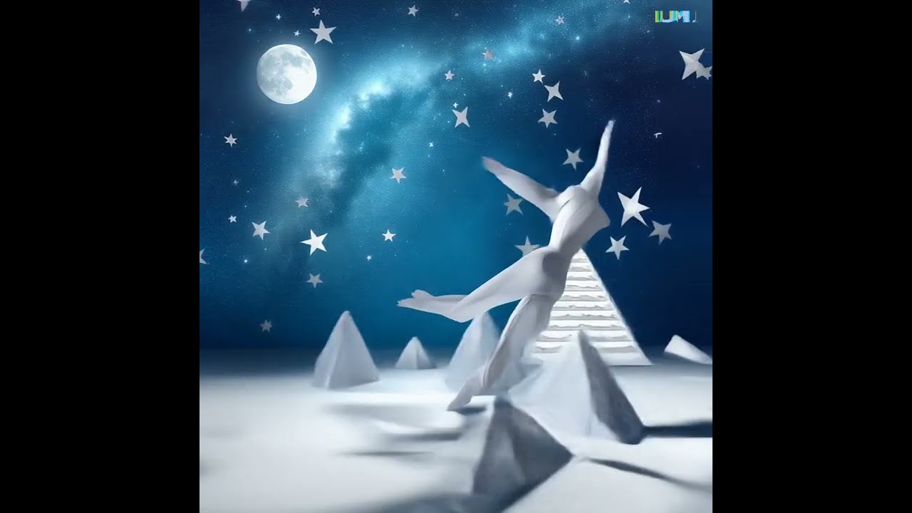 Creating a stunning and enchanting video that transforms the static origami dancer into a lively.