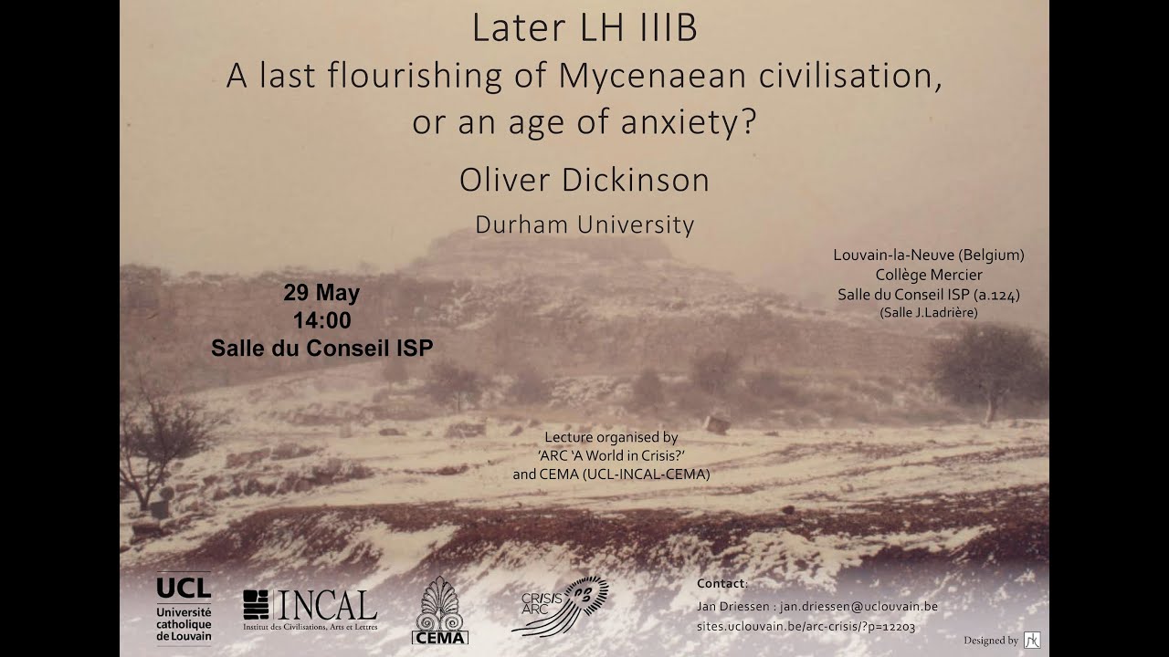 Later LH IIIB. A last flourishing of Mycenaean civilisation, or an age of anxiety ?