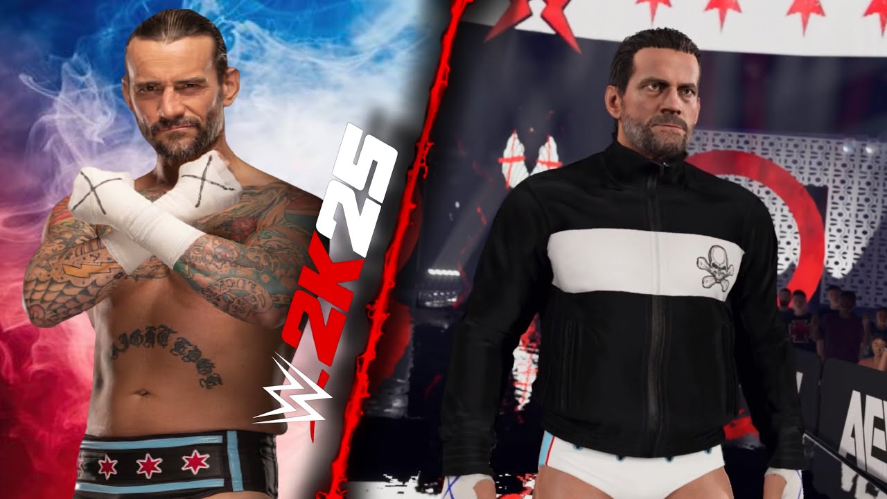 WWE 2K25 CM Punk AEW Entrance (PC Mods)