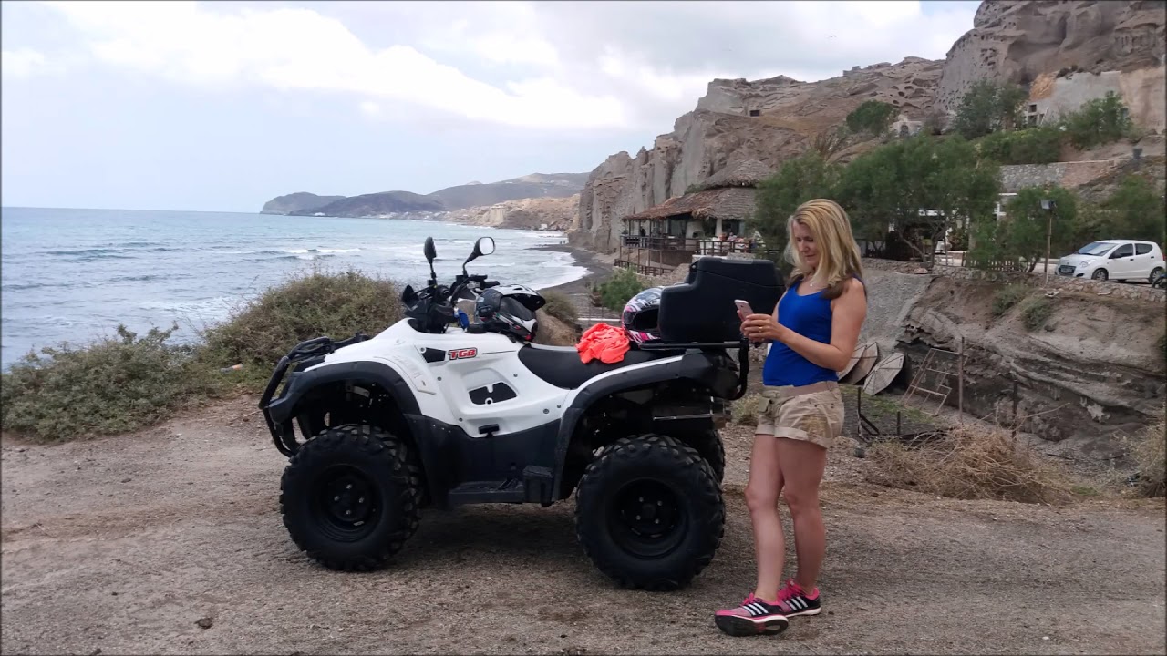 Santorini 2018 quad tour part 1