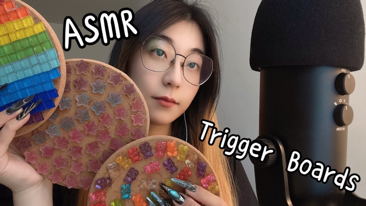 ASMR | Trigger Boards & Whisper (Life Update)
