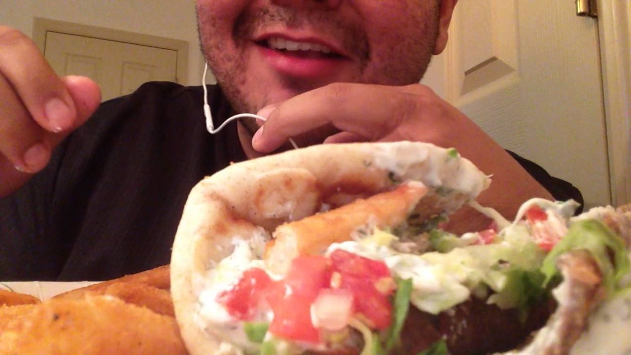 Asmr #30 Lamb Gyro with fries