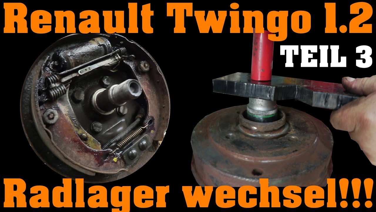 Renault Twingo - Radlager wechsel hinten 🔧🔧🔧
