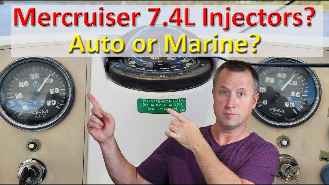 Mercruiser 7.4L 454CID Injectors, Marine vs Auto?