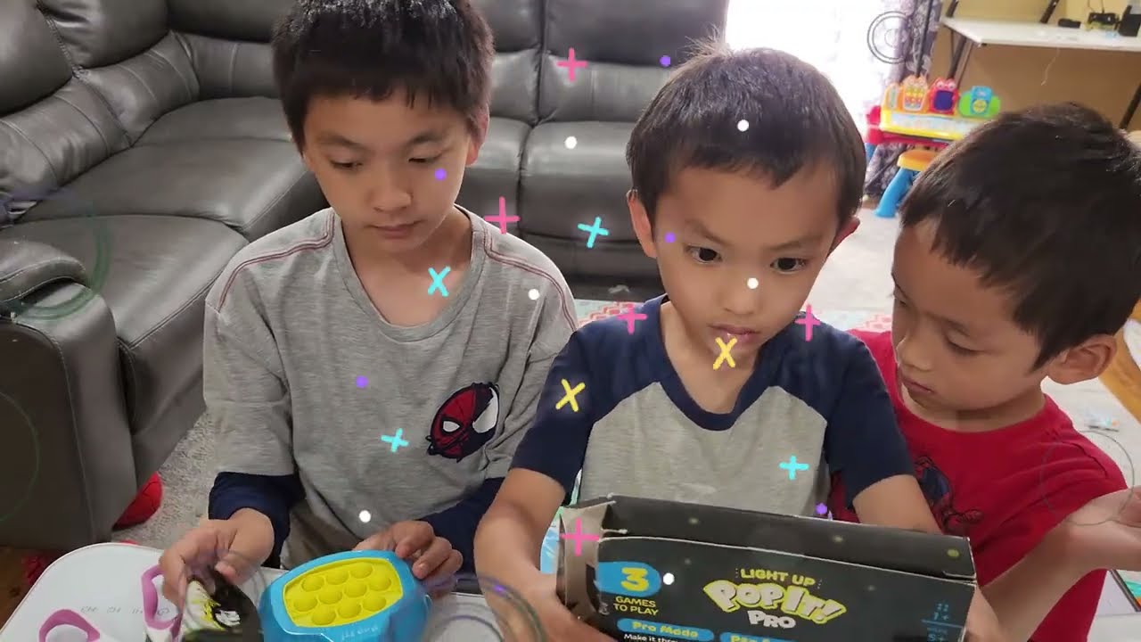 Pop It! Pro Light-Up Fidget Toy from Target Review with Raiden - Unbox, Play & Laugh Together