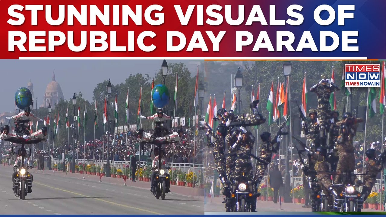 Spectacular Visuals From Republic Day Parade | Watch Breathtaking Scenes From Kartavya Path