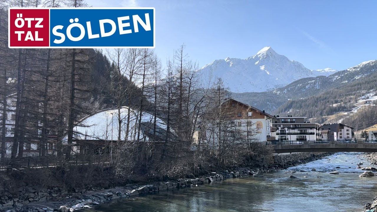 4K Walking tour, Sölden