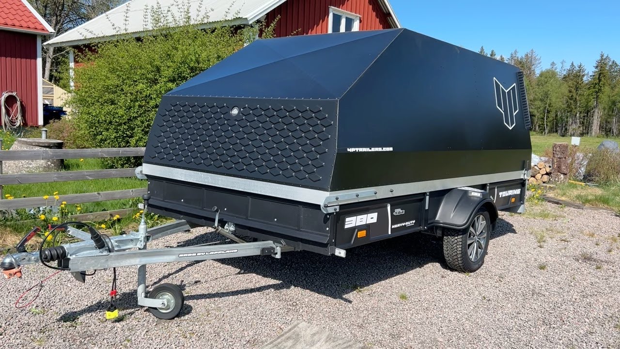Köp Släp med Tipp och kåpa North Grade 380 Touring på Klaravik