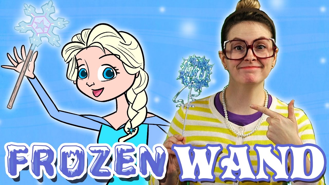 Frozen Magic Wand! - Snowflake DIY | Arts and Crafts with Crafty Carol