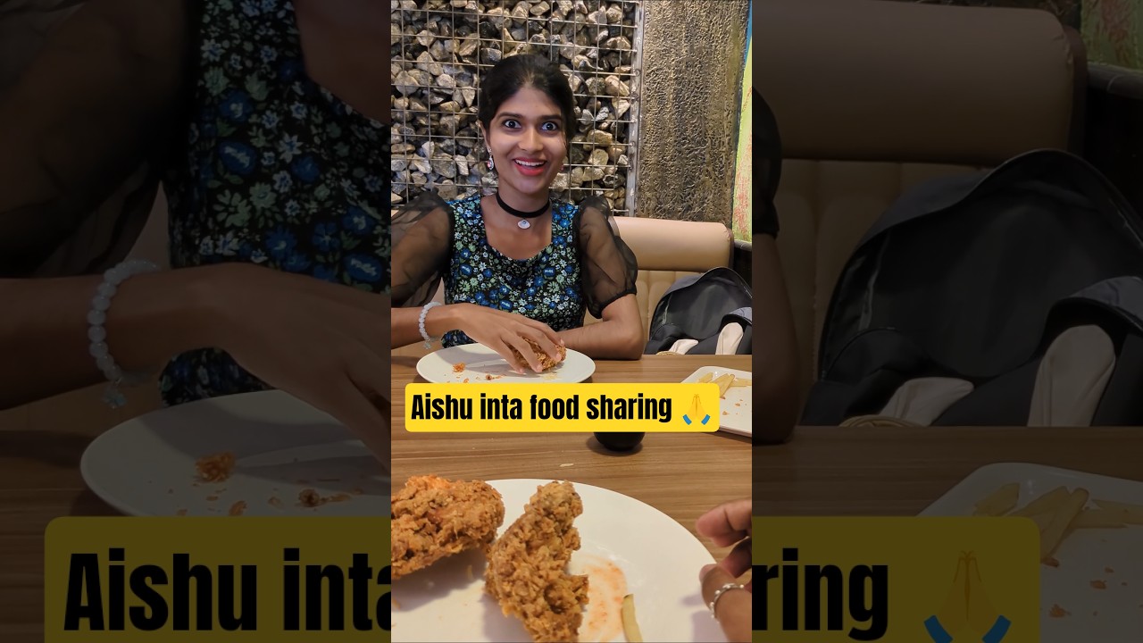 Aishu and food sharing #shortsfeed#malayalam