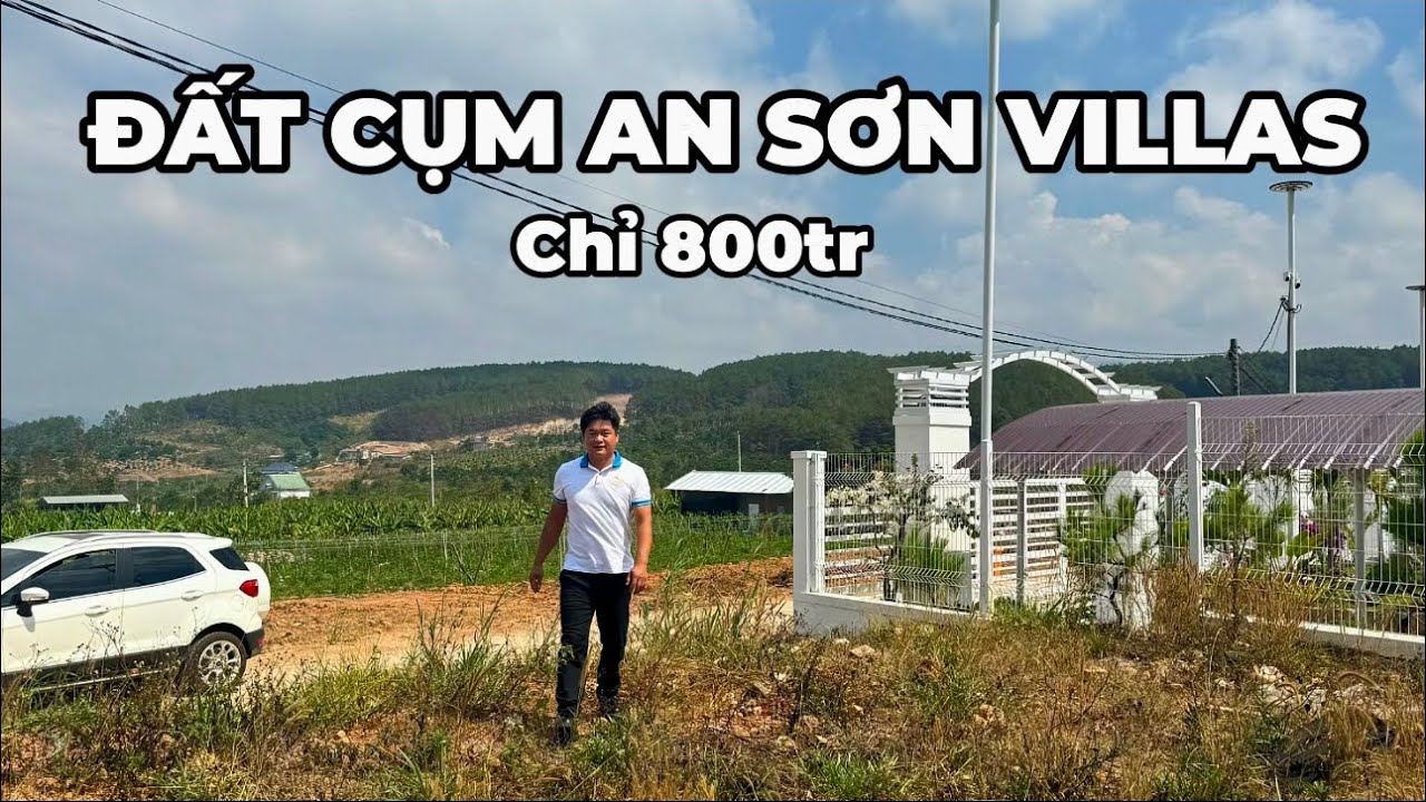 Lô đất sát biệt thự An Sơn Villas giá chỉ 800 triệu 239m2 150m2 thổ cư | Đất ven Đà Lạt