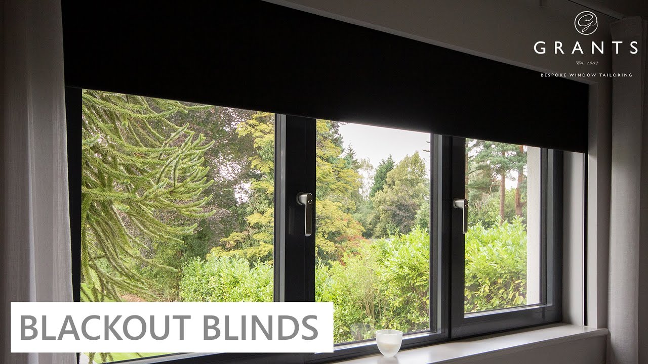 Blackout Blinds with Side Tracks - Hidden When Not in Use