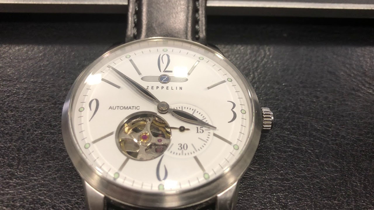 Zeppelin 7360-1 Flatline Openheart Watch - movement