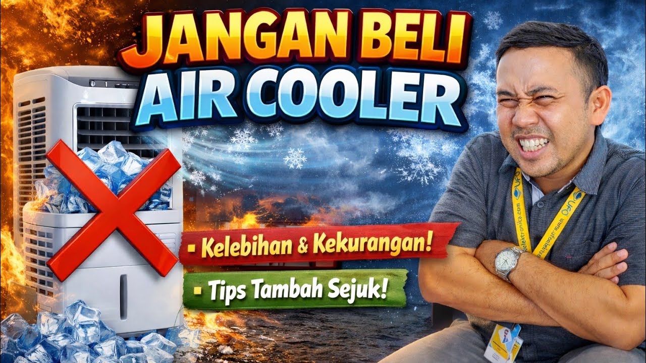 JANGAN BELI AIR COOLER Sebelum Nonton Ini! Kupas Tuntas Kelebihan, Kekurangan, tips tambah sejuk!
