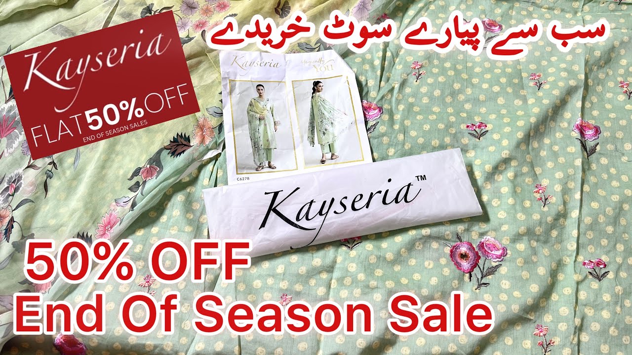 Flat 50% off kayseria sale shopping haul || further price reduction || 0303-2493636  || September 7