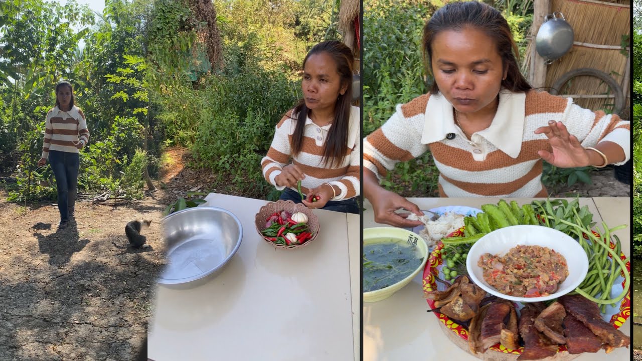 បុកម្ទេសសាច់ជ្រូកបំពង