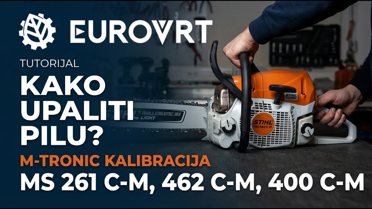 | MS 261 C-M, 462 C-M, MS 400 C-M | STIHL M-Tronic (C-M): Pravilno paljenje  | EUROVRT