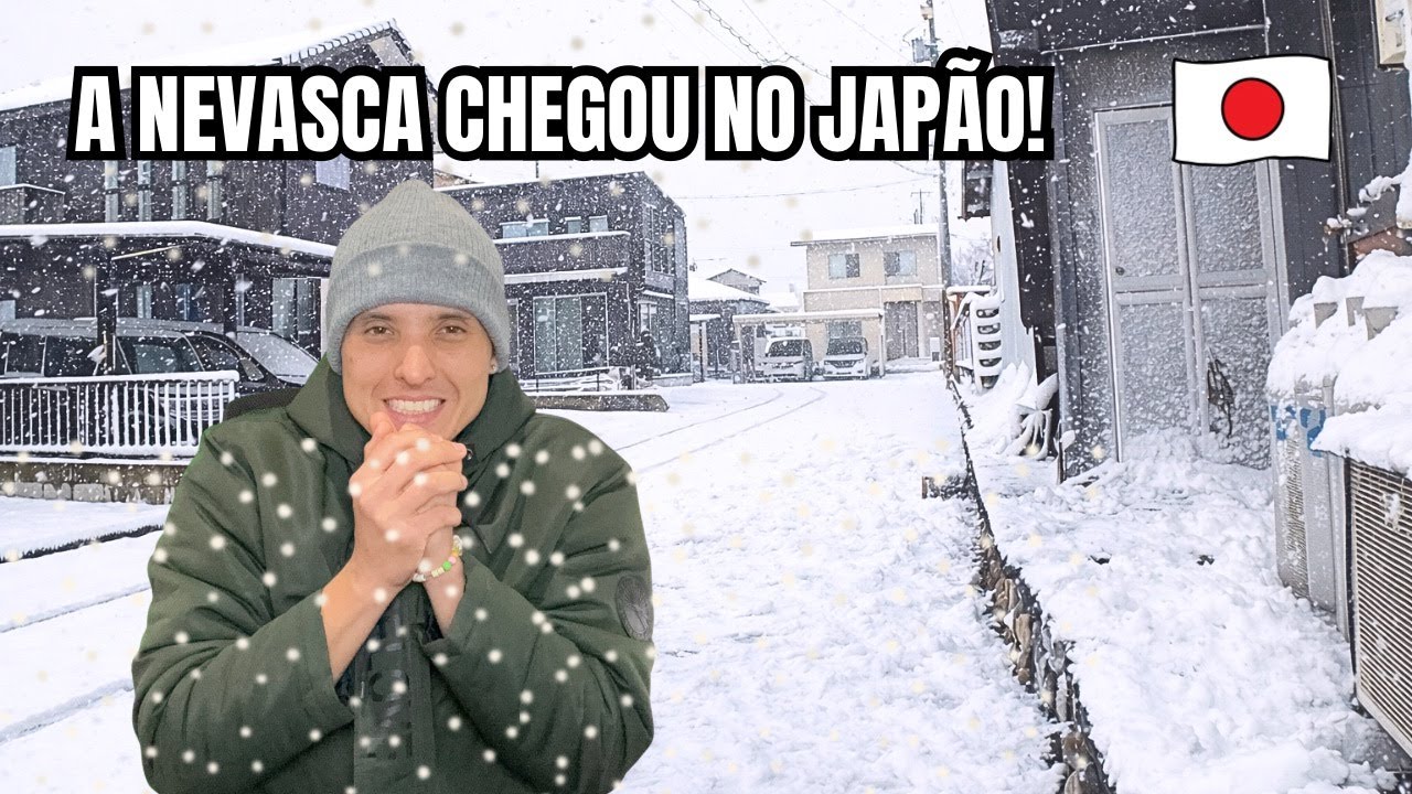 Fomos Surpreendidos Pela Nevasca no Japão - Vlog em Família