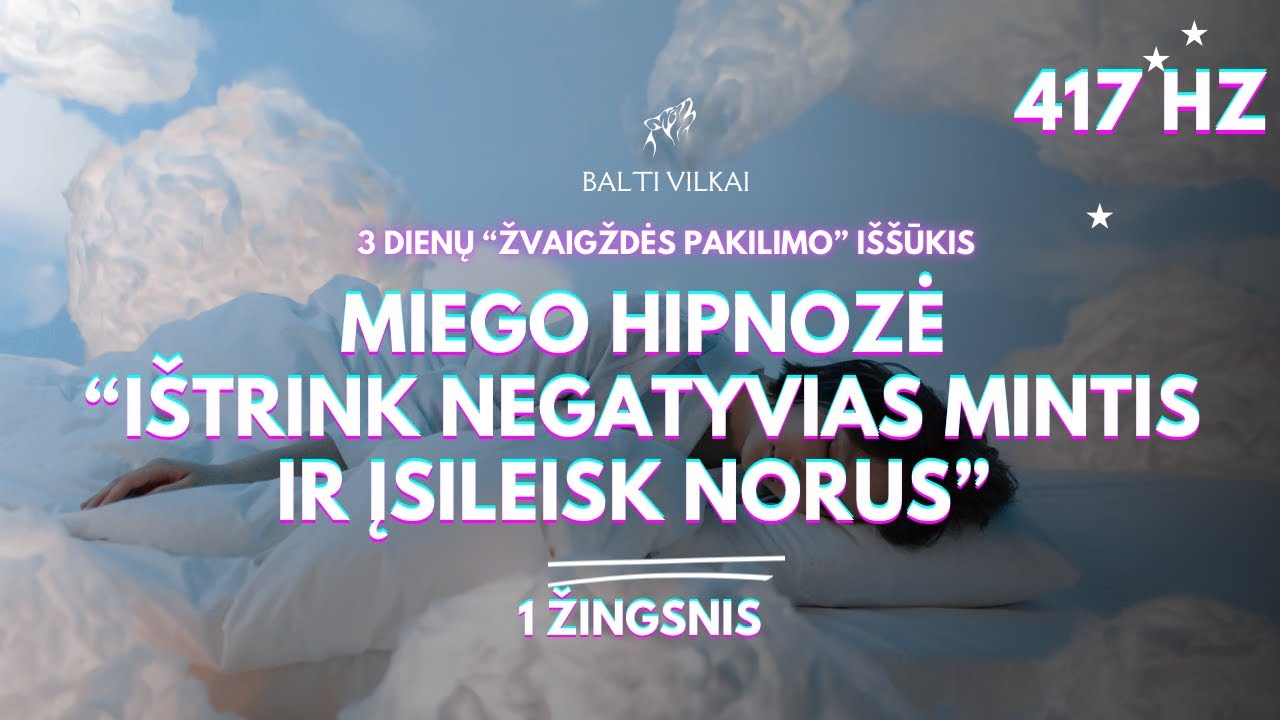 😴 1 žingsnis:Išlaisvink savo energiją norų gavimui miegant - Hipnozė 741