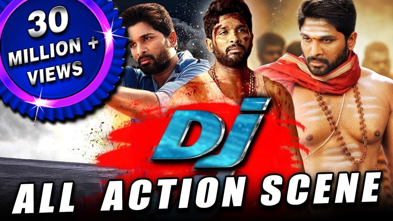 DJ All Back To Back Action Scenes Hindi Dubbed | Allu Arjun, Pooja Hegde, Rao Ramesh