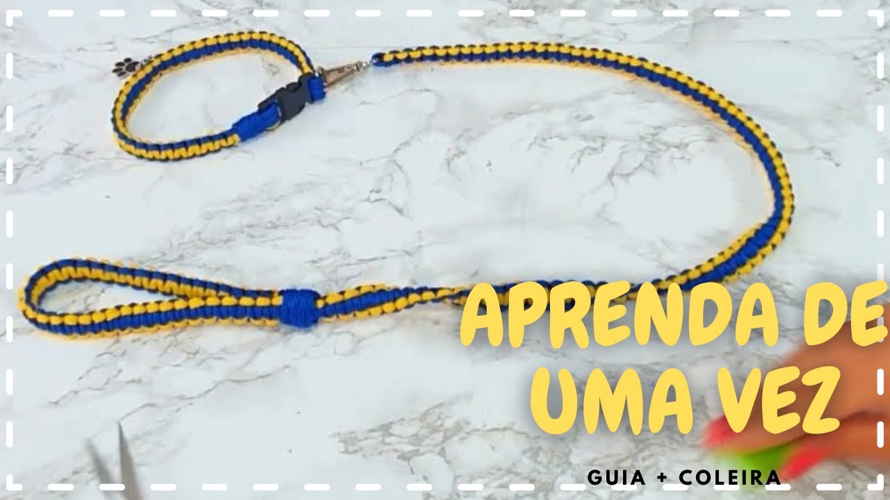 Guia Artesanal Para Cachorro | Fácil e Barata