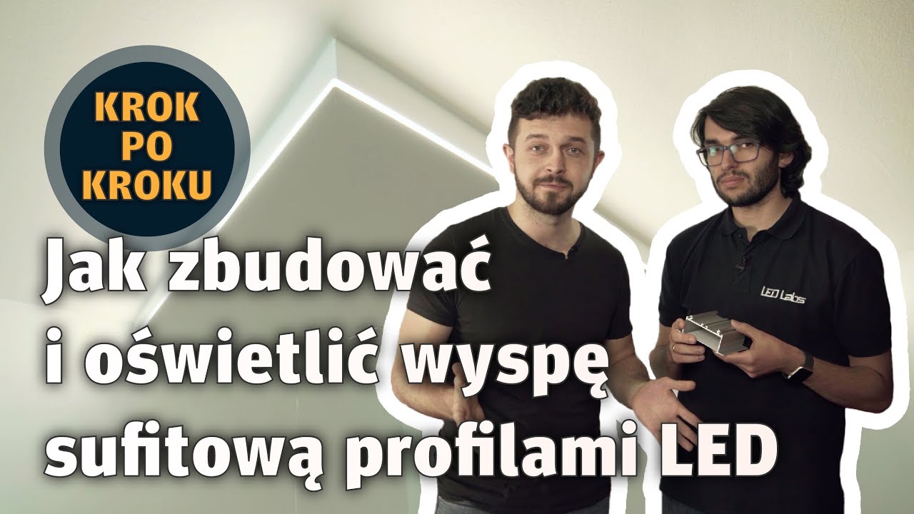Krok po kroku: profile LED & sufit podwieszany