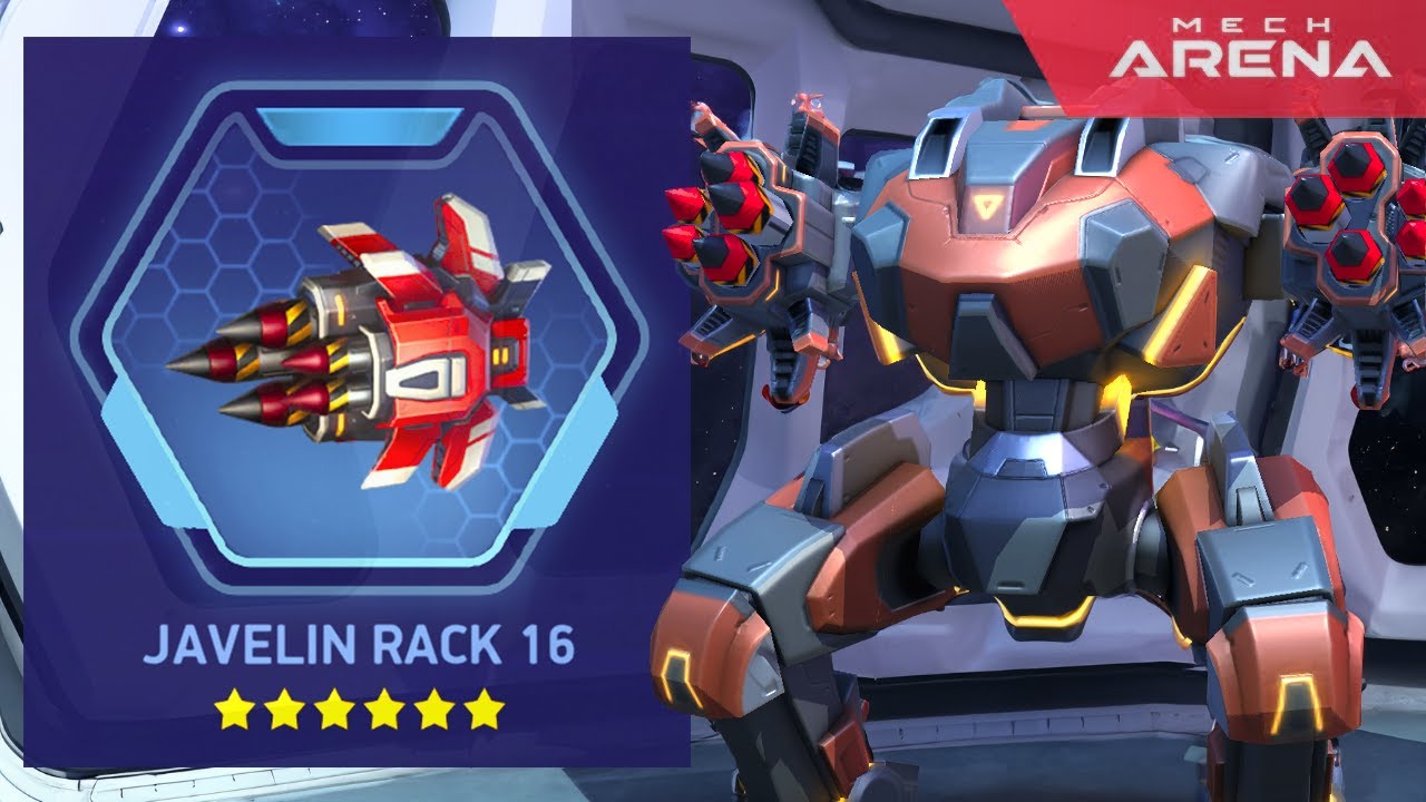 Giveaway Winners. Power of Javelin Rack 16 | Mech Arena