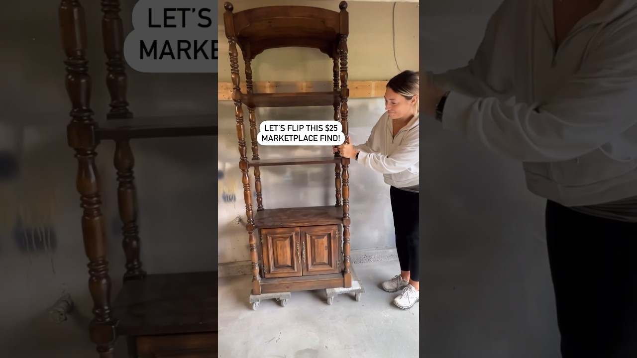Let&rsquo;s Flip This $25 Marketplace Find! #paintedfurniture #diy #furnitureflip