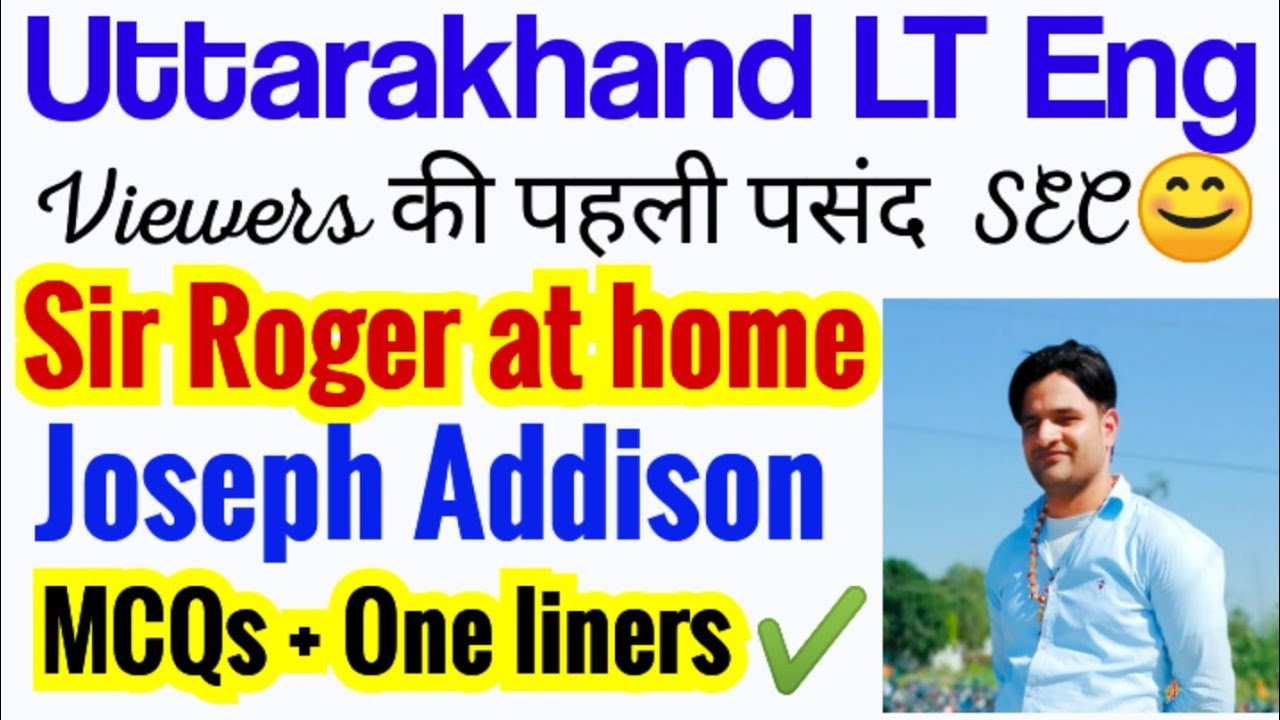 Sir Roger at home by Addison, Uttarakhand LT ✔️✍️🏼🔥