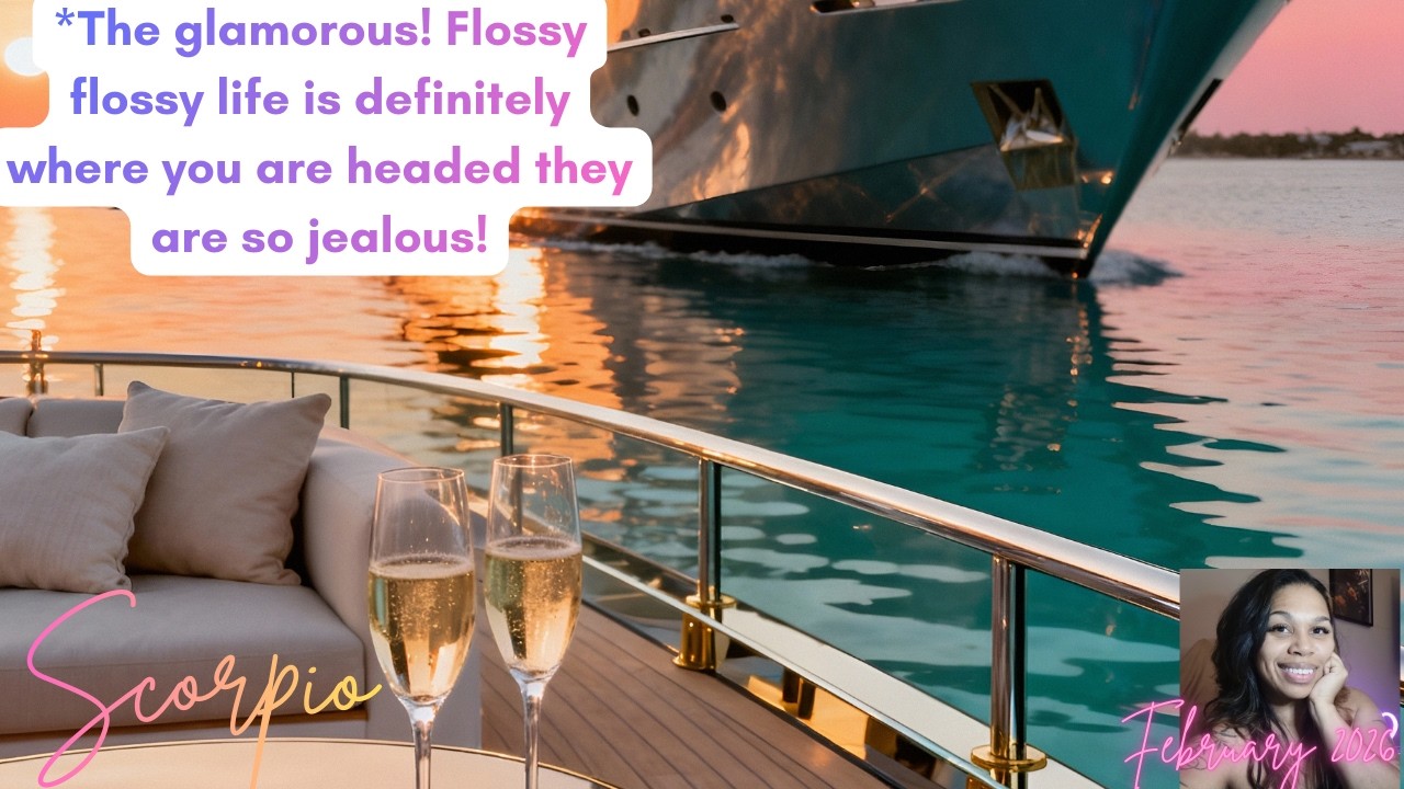 Scorpio *The glamorous! Flossy flossy life is definitely where you are headed they are so jealous!