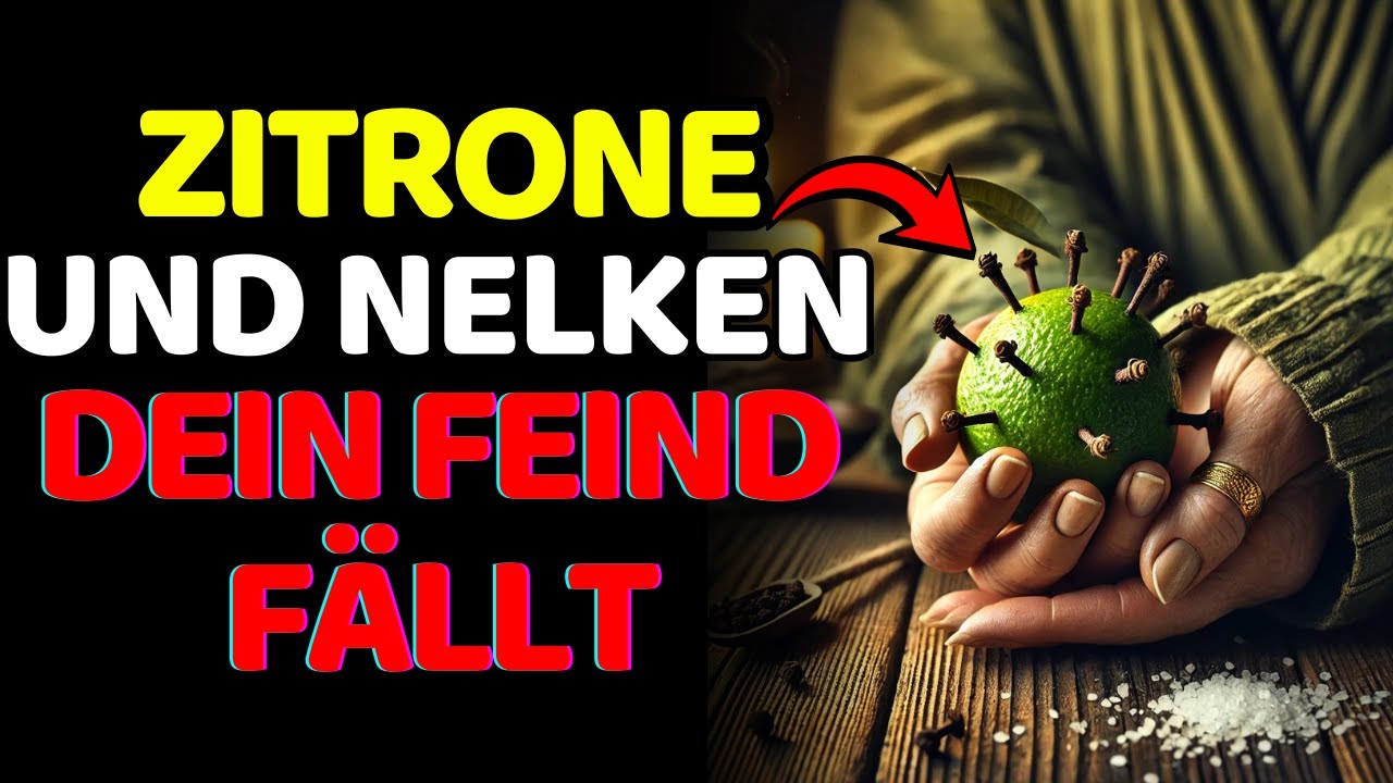 Stell ZITRONEN mit NELKEN ins Haus und deine Feinde werden fallen