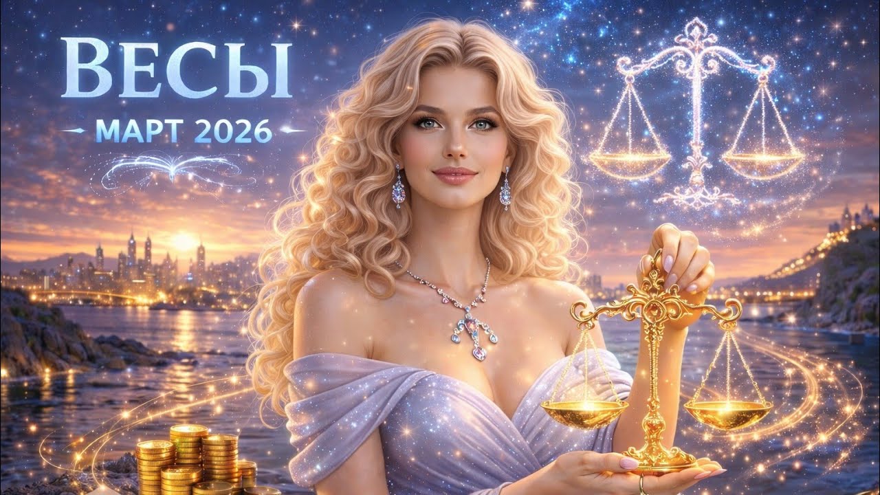 Весы — Март 2026 | Деньги, договорённости и важные отношения, астрологический прогноз на месяц